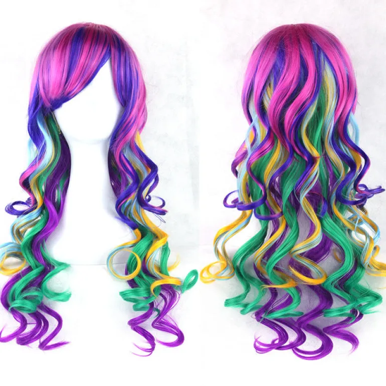 Multi-Color Long Wigs