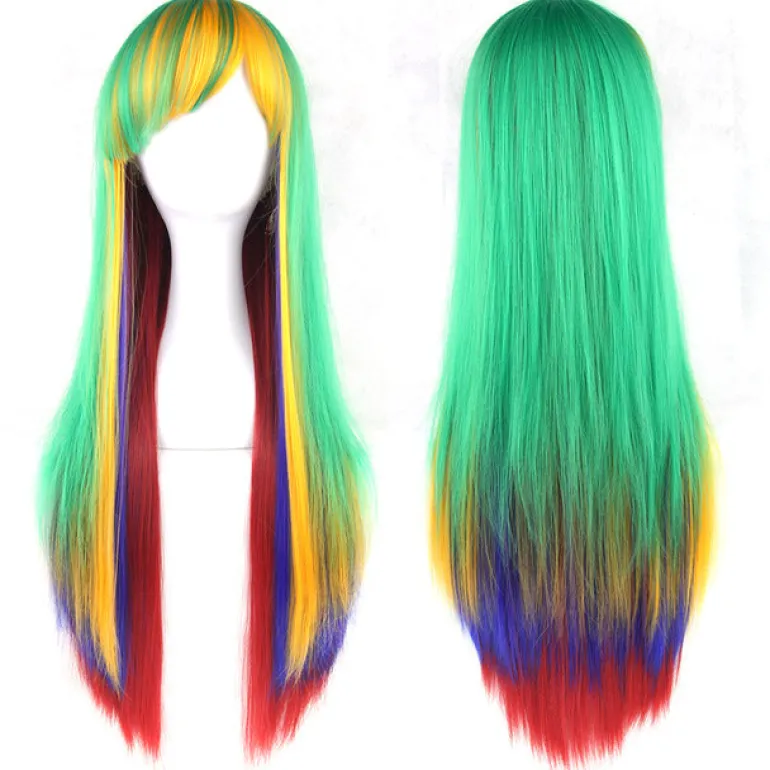 Multi-Color Long Wigs