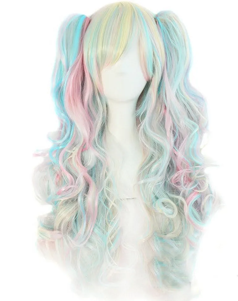 Multi-Color Pigtail Wigs