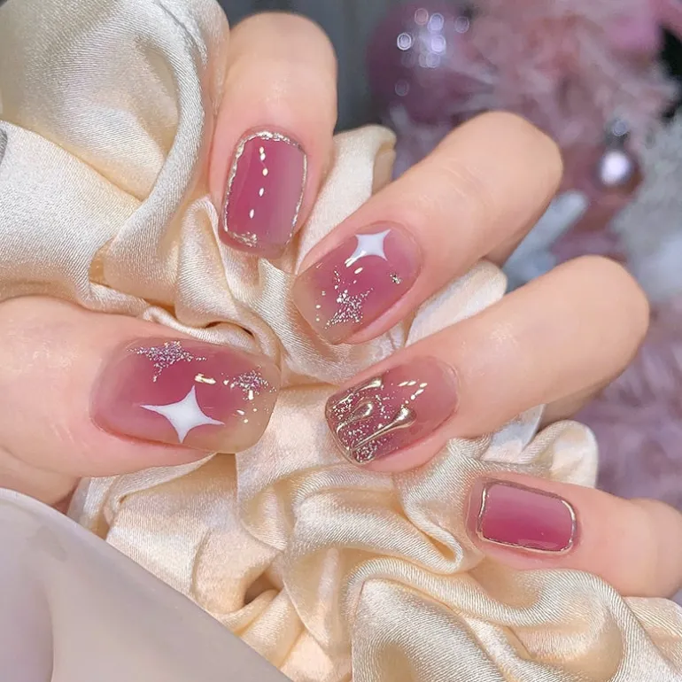 Ombre Gradient Press On Nails