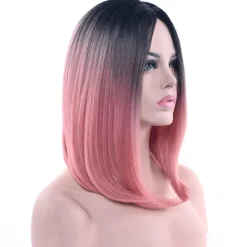 Ombre Medium Length Wigs