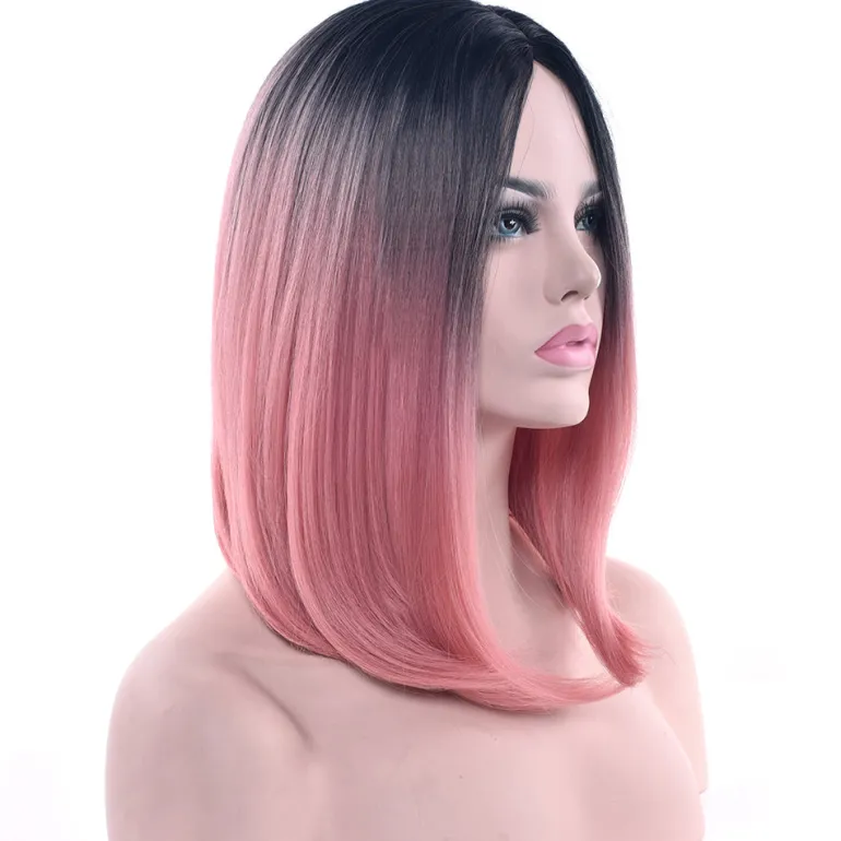 Ombre Medium Length Wigs