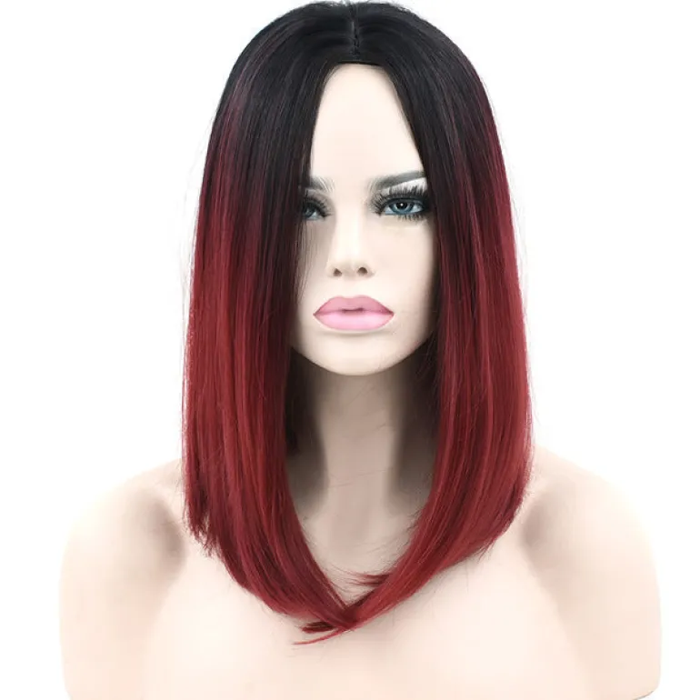 Ombre Medium Length Wigs