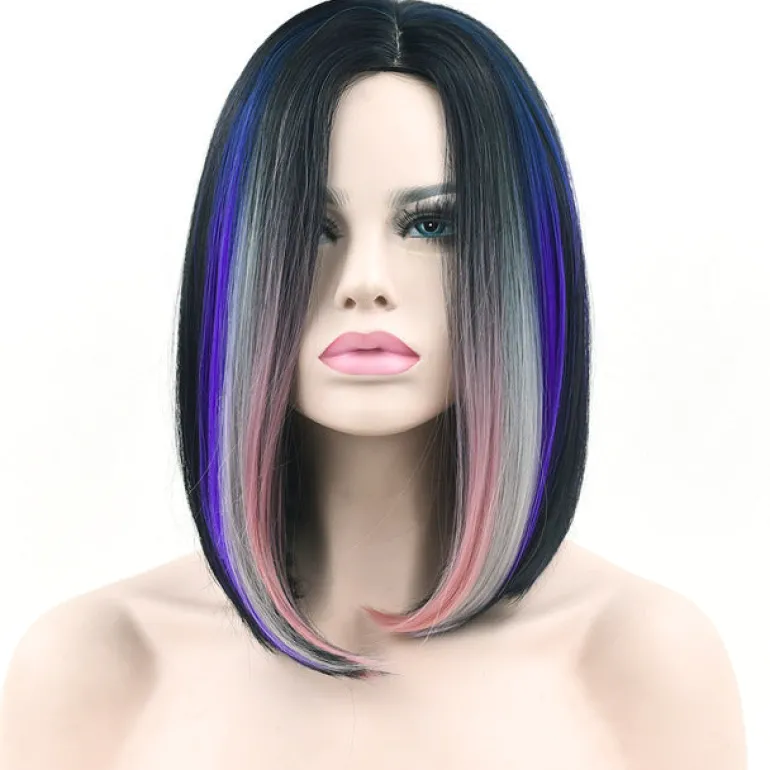 Ombre Medium Length Wigs