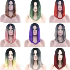 Ombre Medium Length Wigs