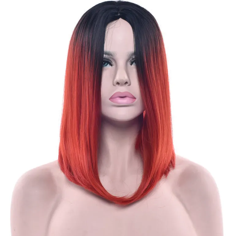 Ombre Medium Length Wigs