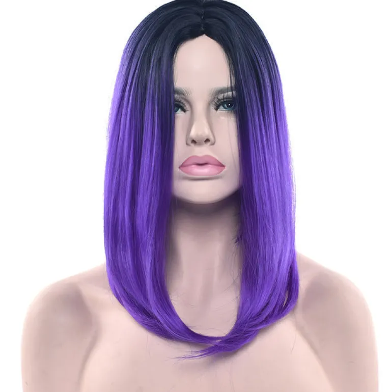 Ombre Medium Length Wigs