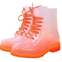 Ombre Transparent Rain Boots