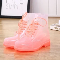 Ombre Transparent Rain Boots