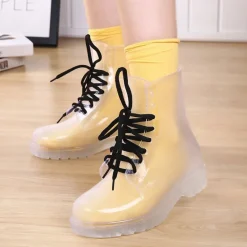 Ombre Transparent Rain Boots