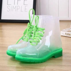 Ombre Transparent Rain Boots