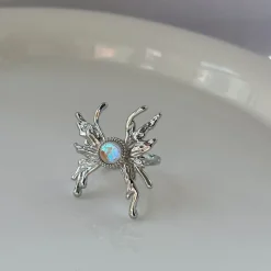 Opal Alien Rings