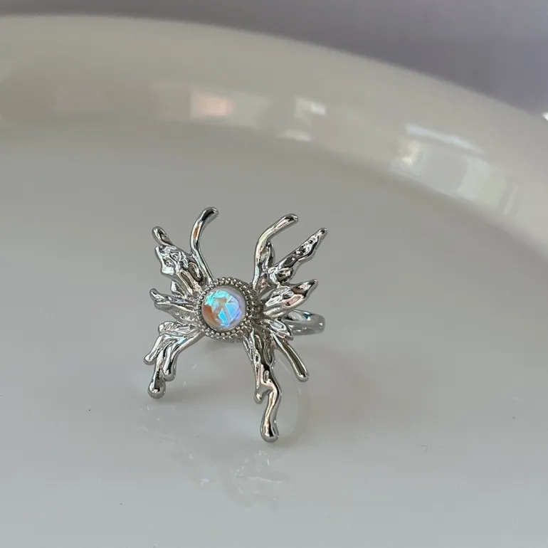 Opal Alien Rings