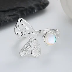Opal Alien Rings