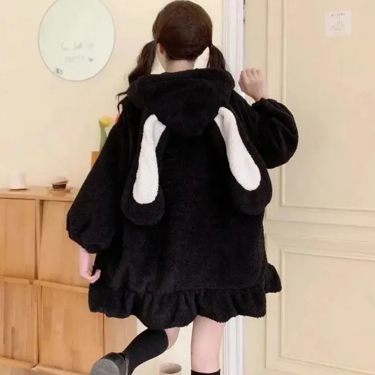 Oversized Fluffy Bunny Jacket