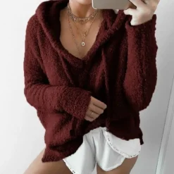 Oversized Fuzzy Hoodie