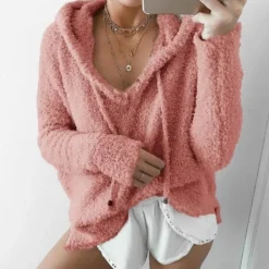 Oversized Fuzzy Hoodie