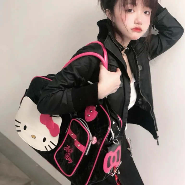 Oversized Kitten Duffle Bag