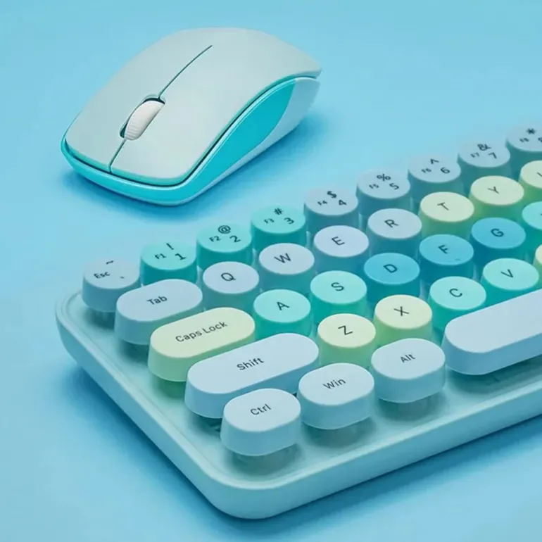 Pastel Candy Keyboard & Mouse Set