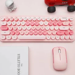Pastel Candy Keyboard & Mouse Set