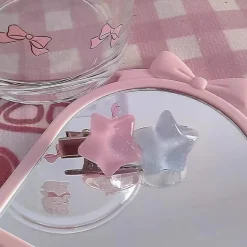 Pastel Candy Star Hair Clips