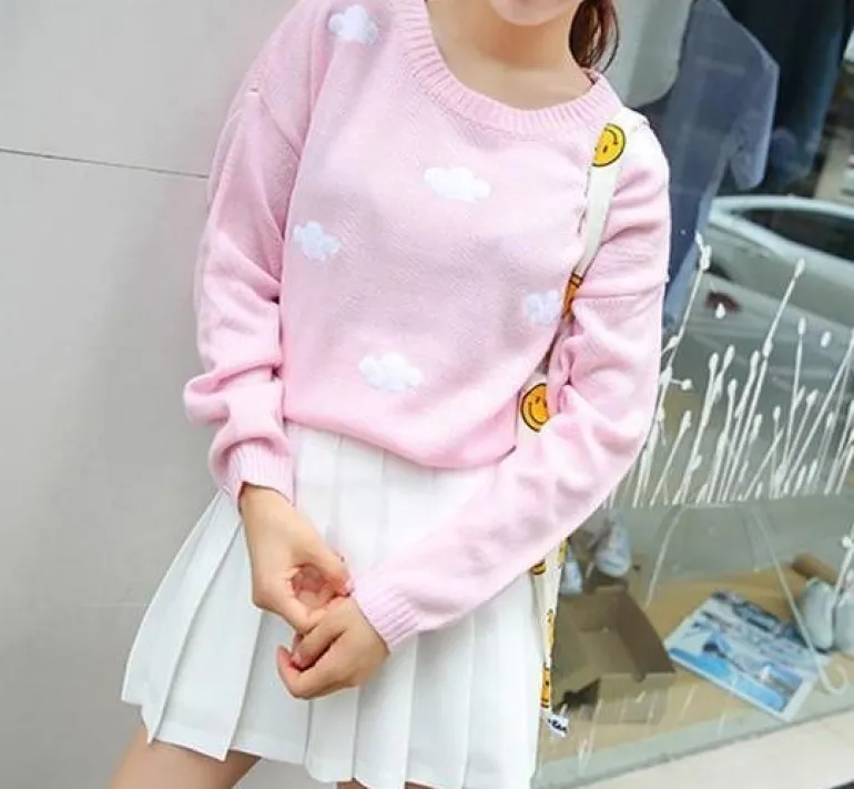 Pastel Clouds Crewneck