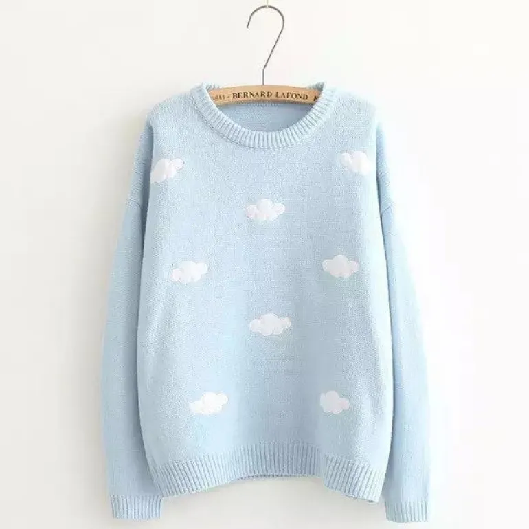 Pastel Clouds Crewneck