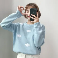 Pastel Clouds Crewneck