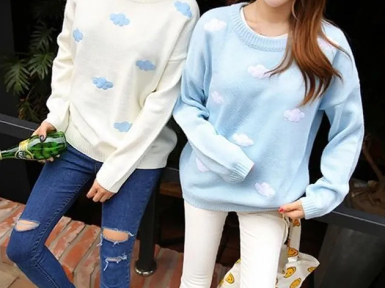 Pastel Clouds Crewneck