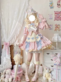 Pastel Easter Bunny Dress