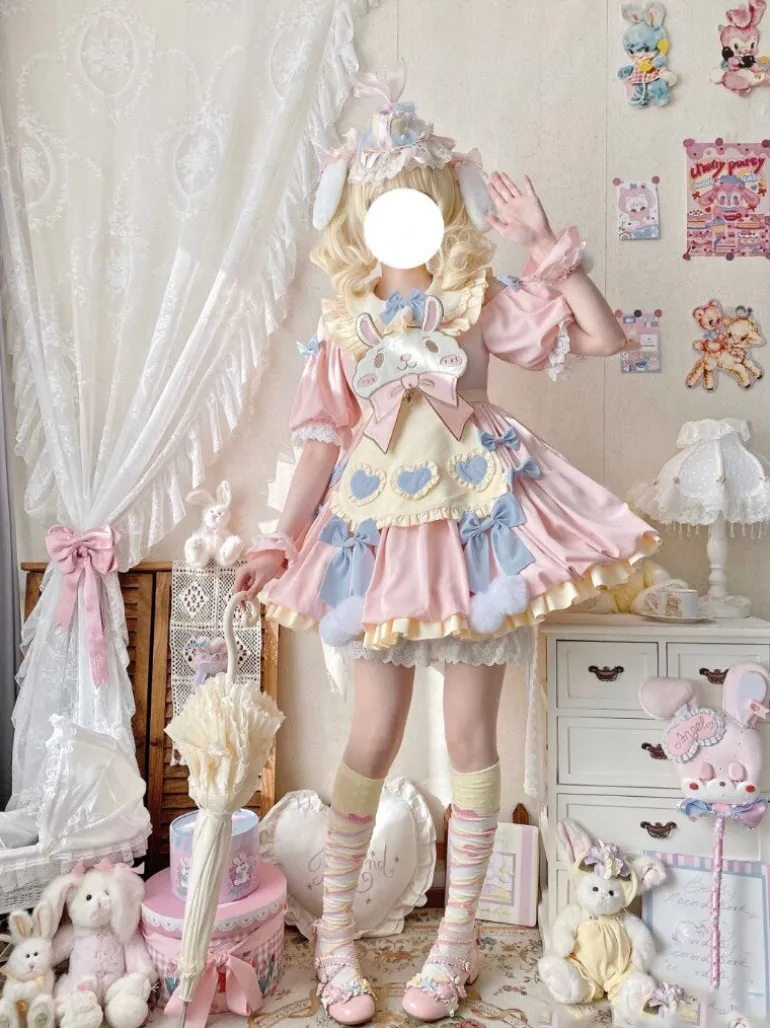 Pastel Easter Bunny Dress