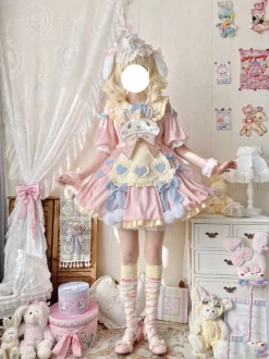 Pastel Easter Bunny Dress