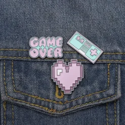 Pastel Gamer Enamel Pins