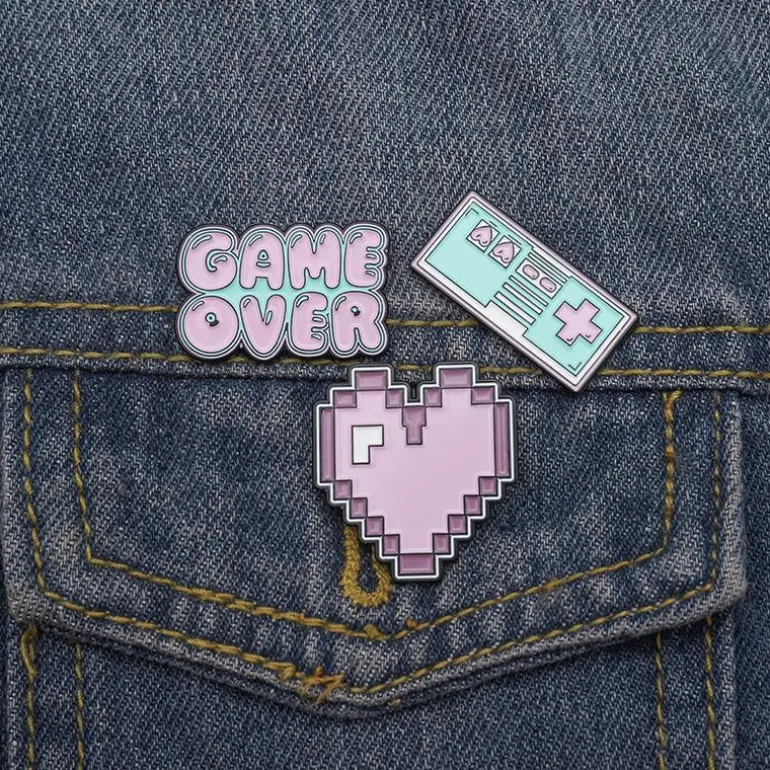 Pastel Gamer Enamel Pins