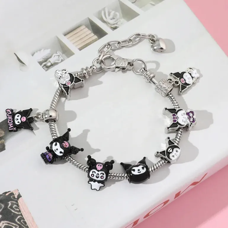 Pastel Goth Charm Bracelet