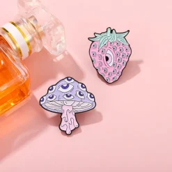 Pastel Goth Creepy Cute Enamel Pin Set