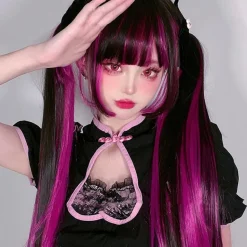 Pastel Goth Draculaura Wig