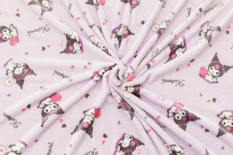 Pastel Goth Fuzzy Blanket Set