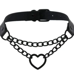 Pastel Goth Heart Choker
