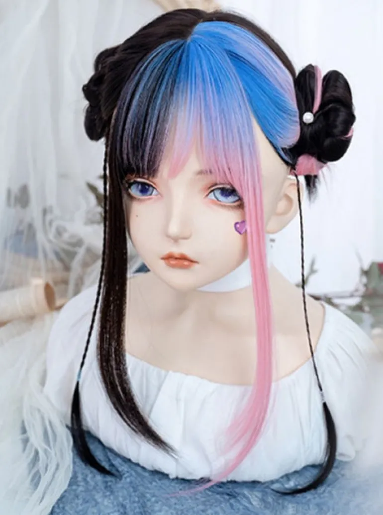 Pastel Goth Peekaboo Wig