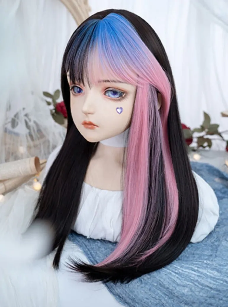 Pastel Goth Peekaboo Wig