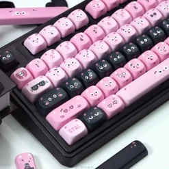 Pastel Goth Piggy Keycaps Set