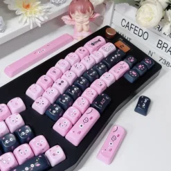 Pastel Goth Piggy Keycaps Set