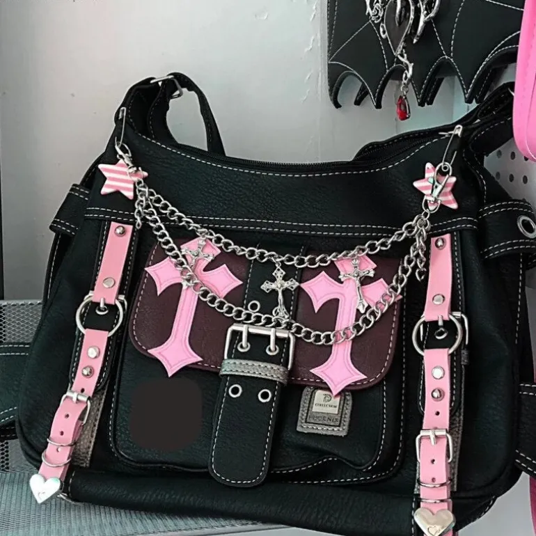 Pastel Goth Y2K Messenger Bag