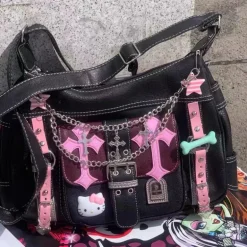 Pastel Goth Y2K Messenger Bag