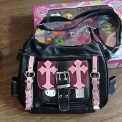 Pastel Goth Y2K Messenger Bag