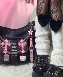 Pastel Goth Y2K Messenger Bag