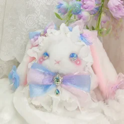 Pastel Princess Bunny Plush Bag