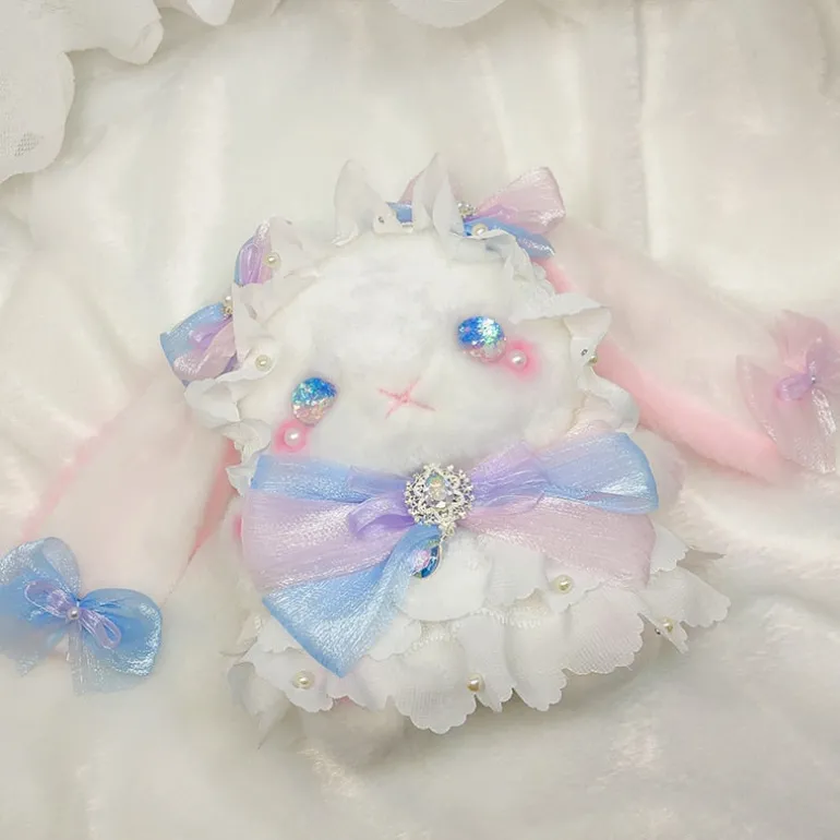 Pastel Princess Bunny Plush Bag
