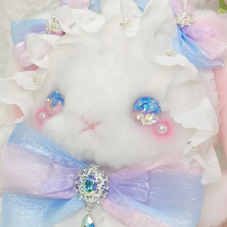 Pastel Princess Bunny Plush Bag
